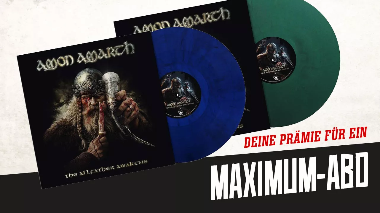 Amon Amarth THE ALLFATHER AWAKENS + 12 Ausgaben METAL HAMMER frei Haus